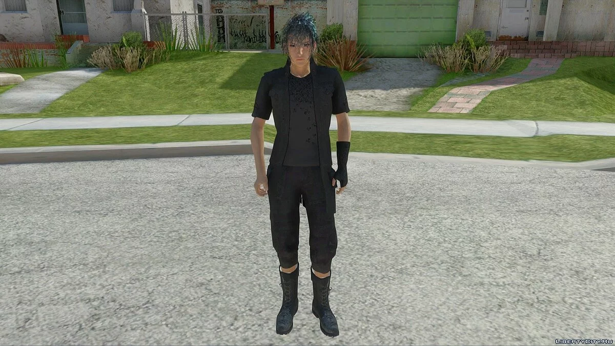 Ноктис Люцис Кэлум из Final Fantasy XV / GTA San Andreas