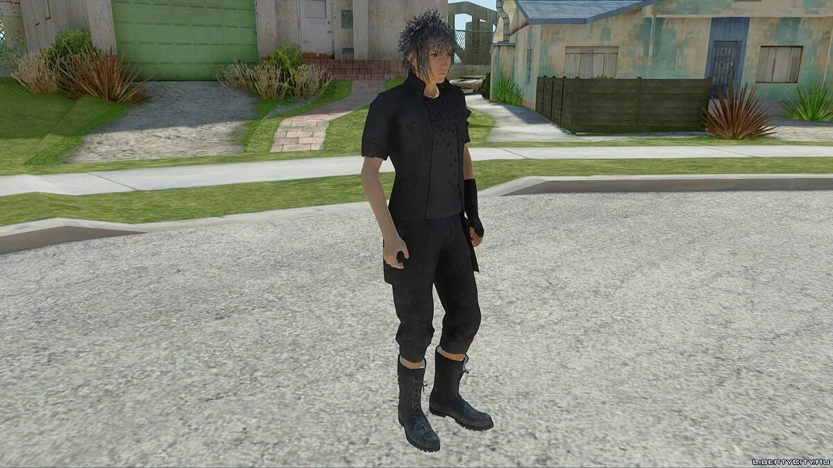 Ноктис Люцис Кэлум из Final Fantasy XV / GTA San Andreas