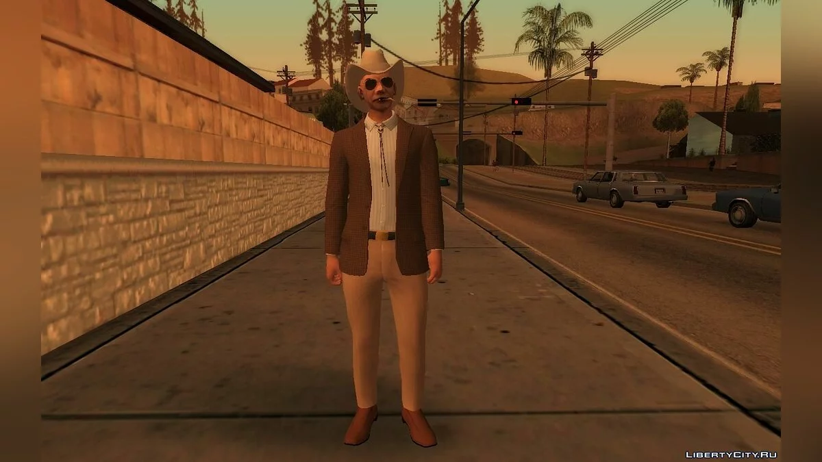 Новый Cwmyhb1 в одежде из DLC "Casino And Resort" / GTA San Andreas