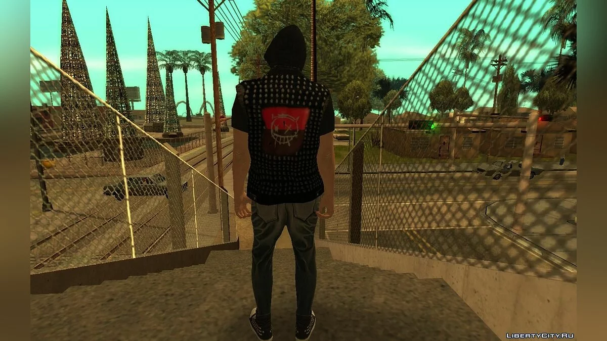 Рандомный скин #29 - снаряжение Ренча из Watch Dogs   / GTA San Andreas