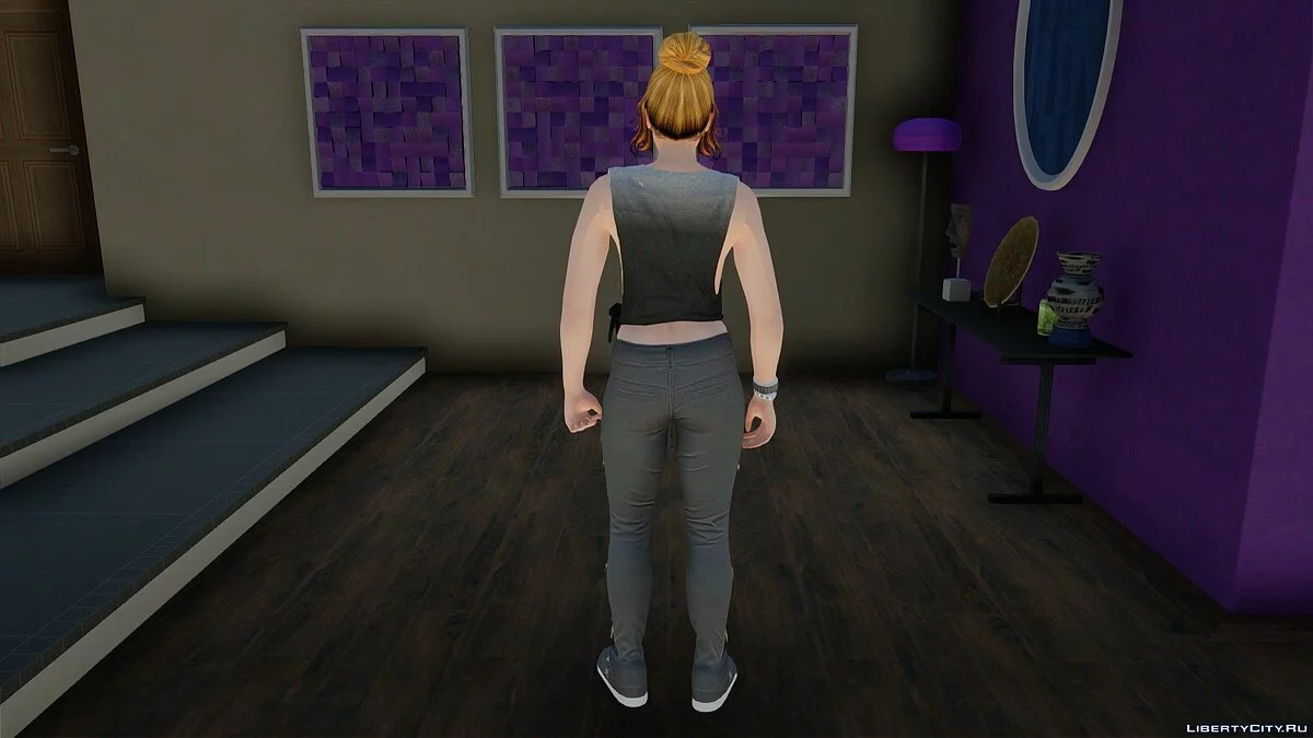 Рандомный скин девушки Outher 3 из GTA Online / GTA San Andreas