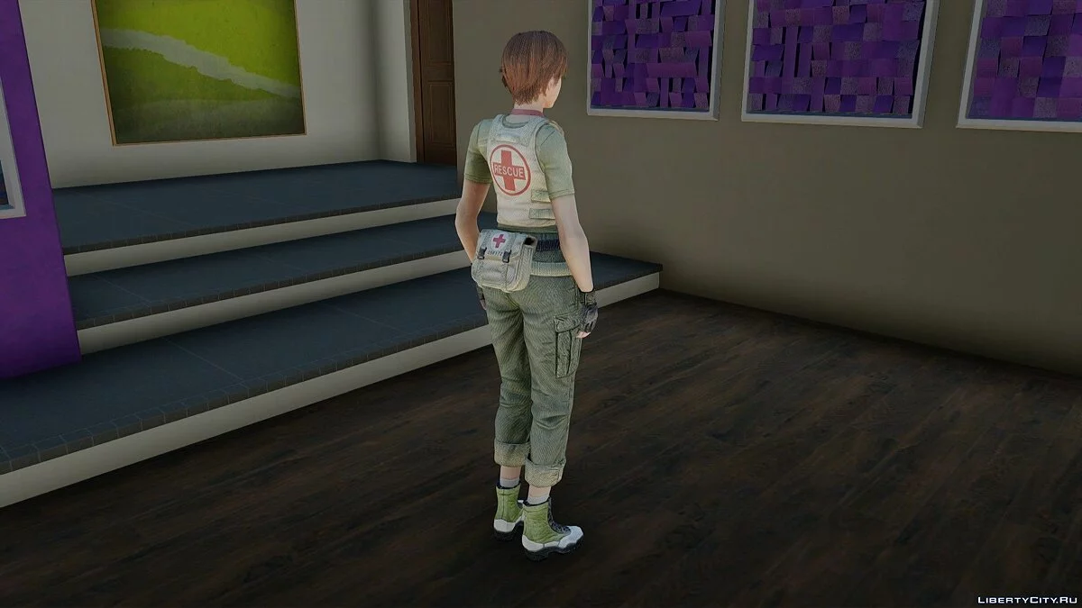 Ребекка Чемберс из Resident Evil / GTA San Andreas