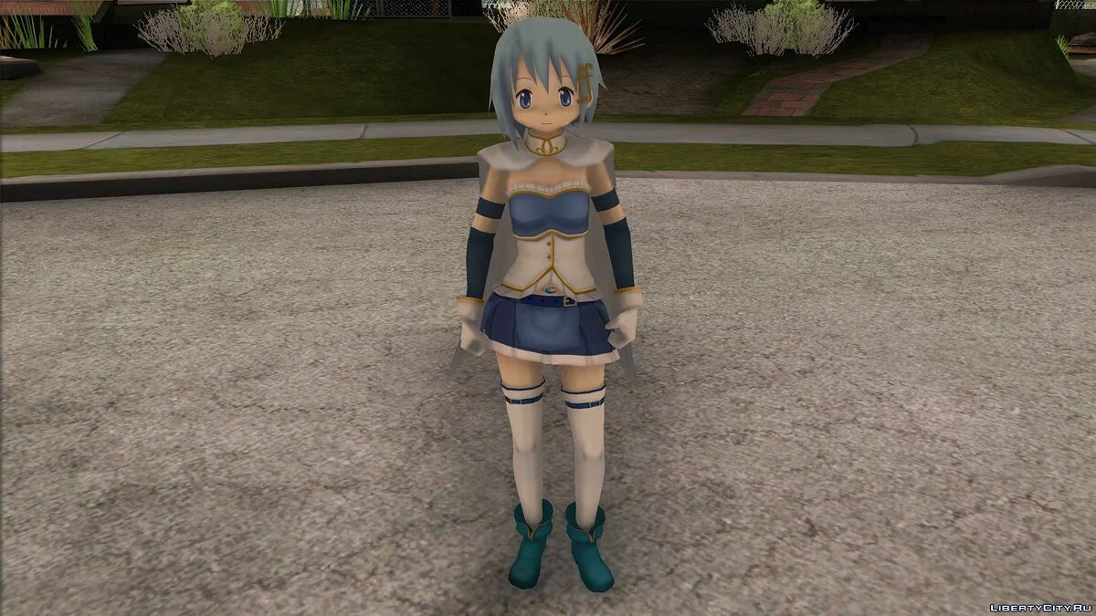 Саяка Мики из Puella Magi Madoka Magica / GTA San Andreas