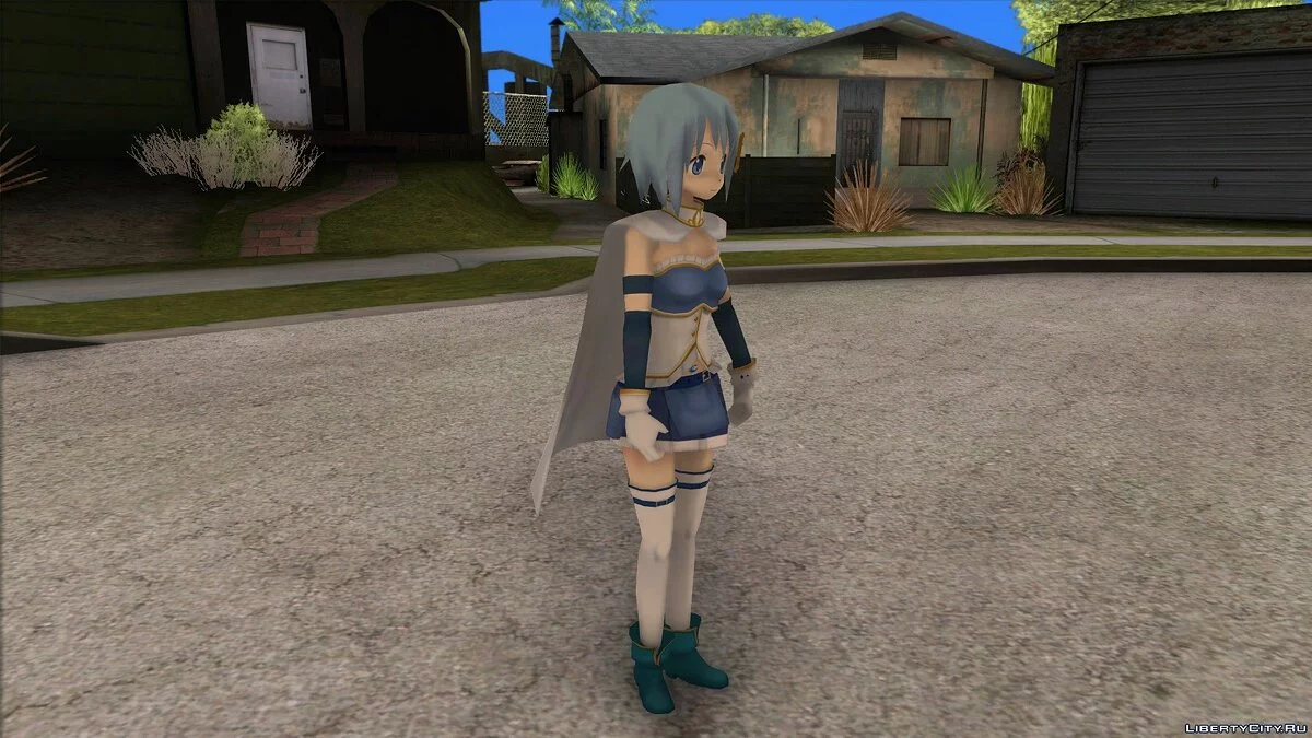 Саяка Мики из Puella Magi Madoka Magica / GTA San Andreas