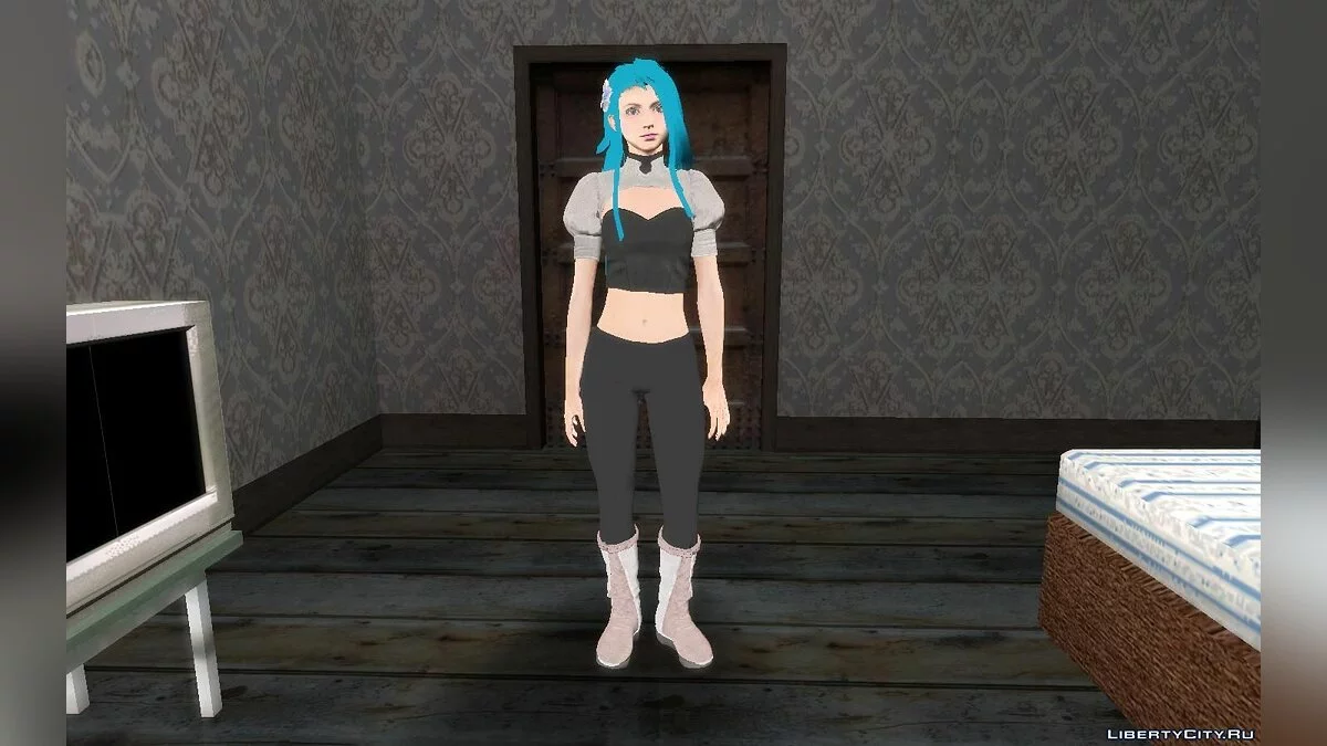 Сара из игры Final Fantasy / GTA San Andreas