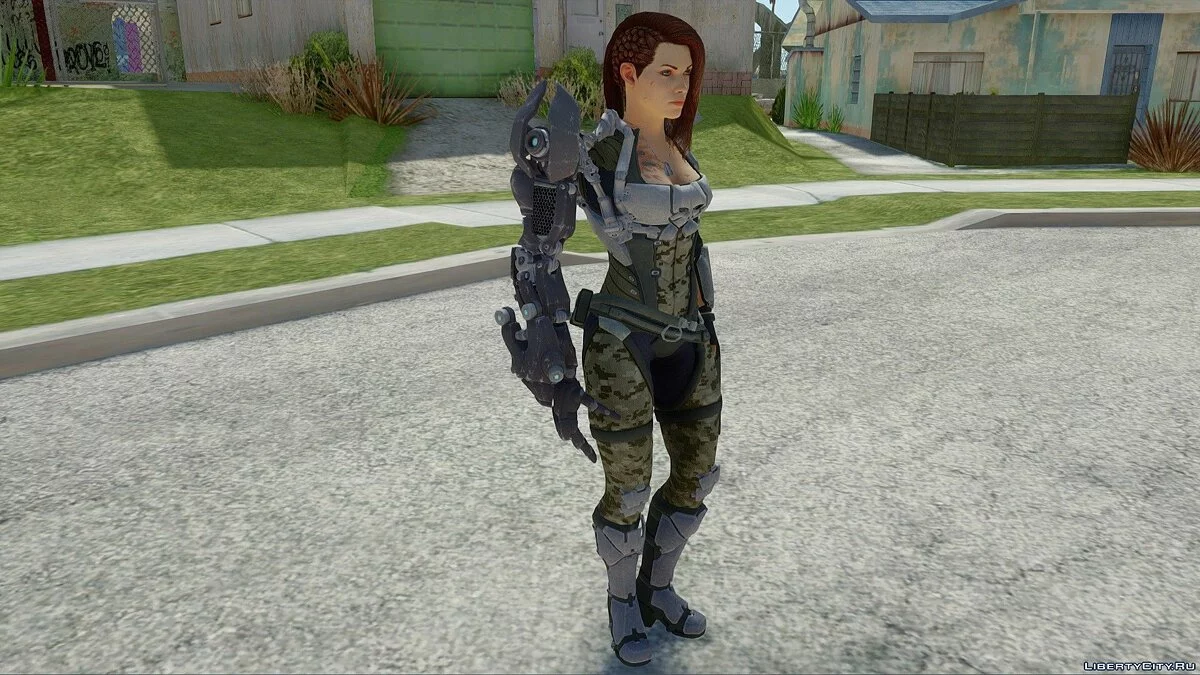 Шелли Харрисон из Bombshell / GTA San Andreas