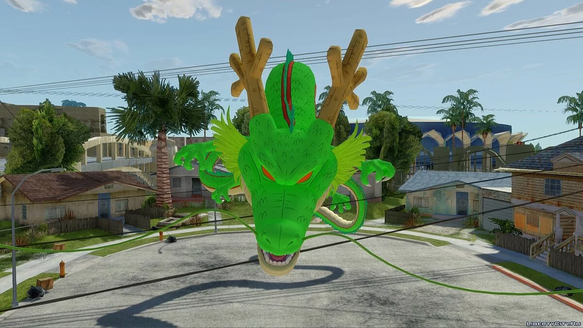 Шенрон из Dragon Ball Xenoverse / GTA San Andreas