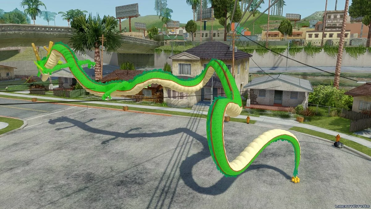 Шенрон из Dragon Ball Xenoverse / GTA San Andreas