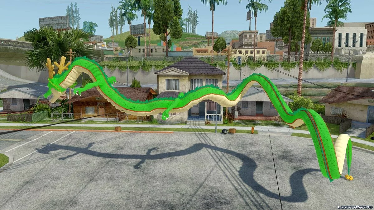 Шенрон из Dragon Ball Xenoverse / GTA San Andreas