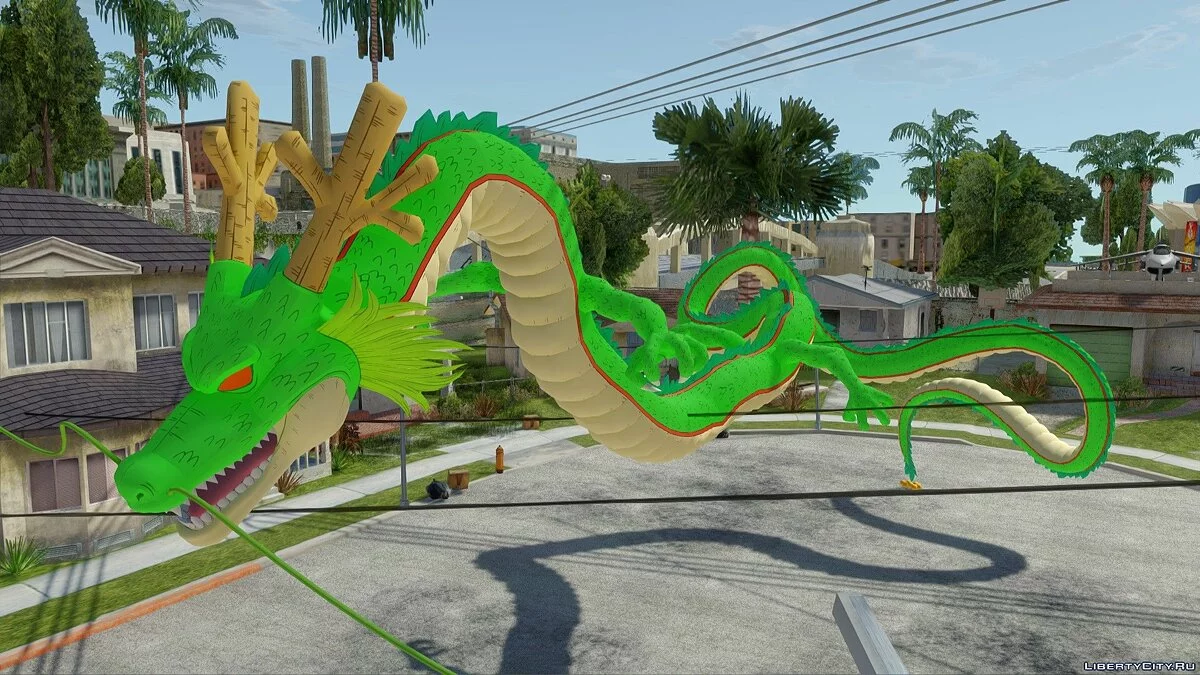 Шенрон из Dragon Ball Xenoverse / GTA San Andreas