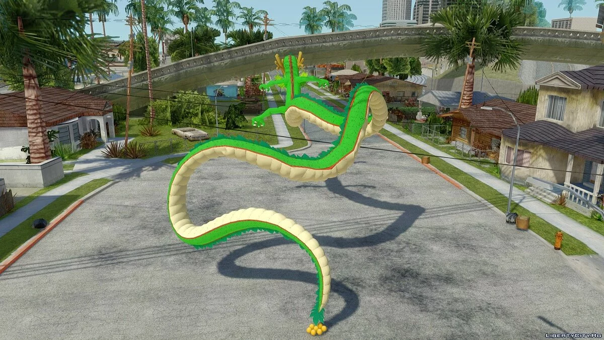 Шенрон из Dragon Ball Xenoverse / GTA San Andreas