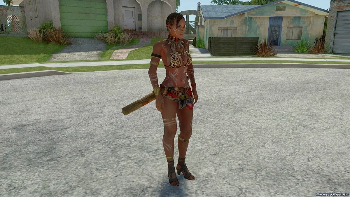 Шева Аломар из Resident Evil 5 / GTA San Andreas