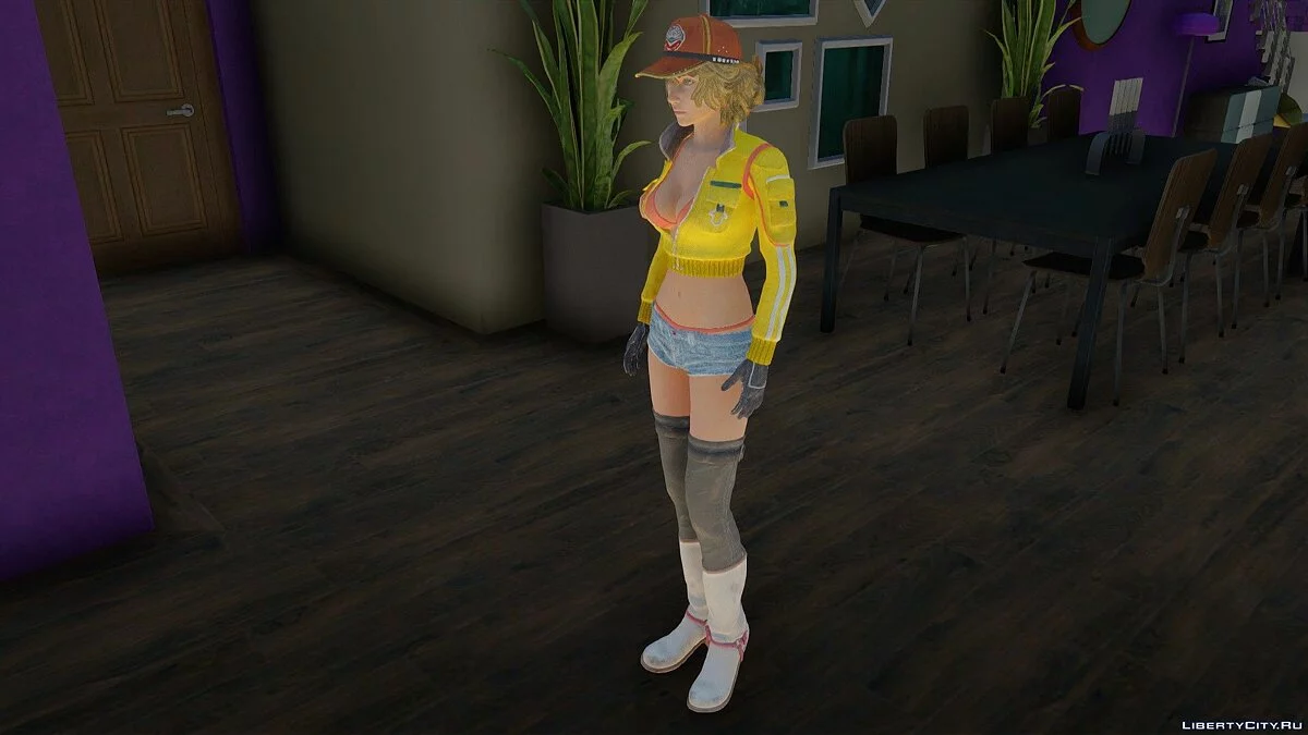 Синди Аурум из Final Fantasy XV / GTA San Andreas