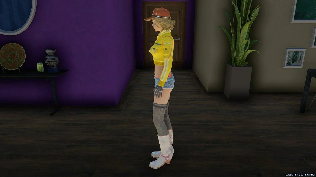 Синди Аурум из Final Fantasy XV / GTA San Andreas