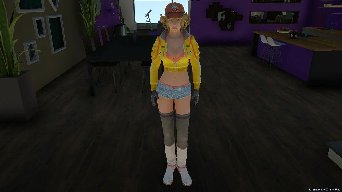Синди Аурум из Final Fantasy XV / GTA San Andreas