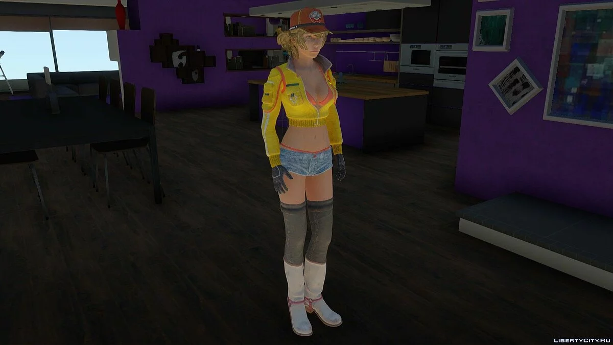 Синди Аурум из Final Fantasy XV / GTA San Andreas