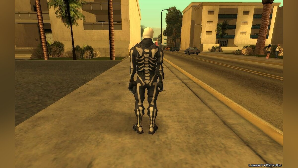 Скачать Skull Trooper (Скелет) из игры Фортнайт для GTA San Andreas