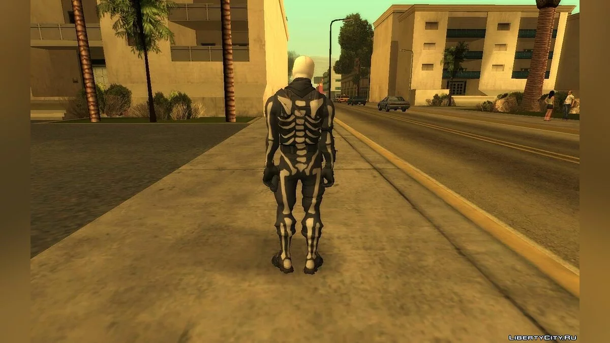 Skull Trooper (Скелет) из игры Фортнайт / GTA San Andreas