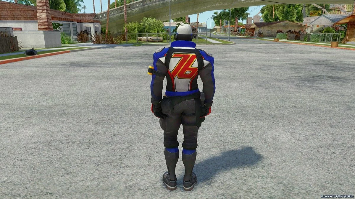Солдат-76 из Overwatch / GTA San Andreas