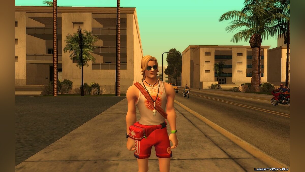 Скачать Спасатель из игры Фортнайт для GTA San Andreas