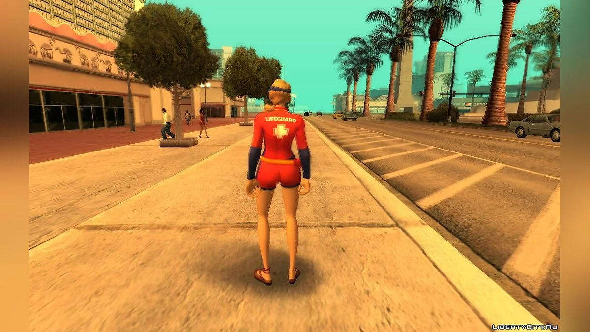 Спасательница из игры Фортнайт / GTA San Andreas