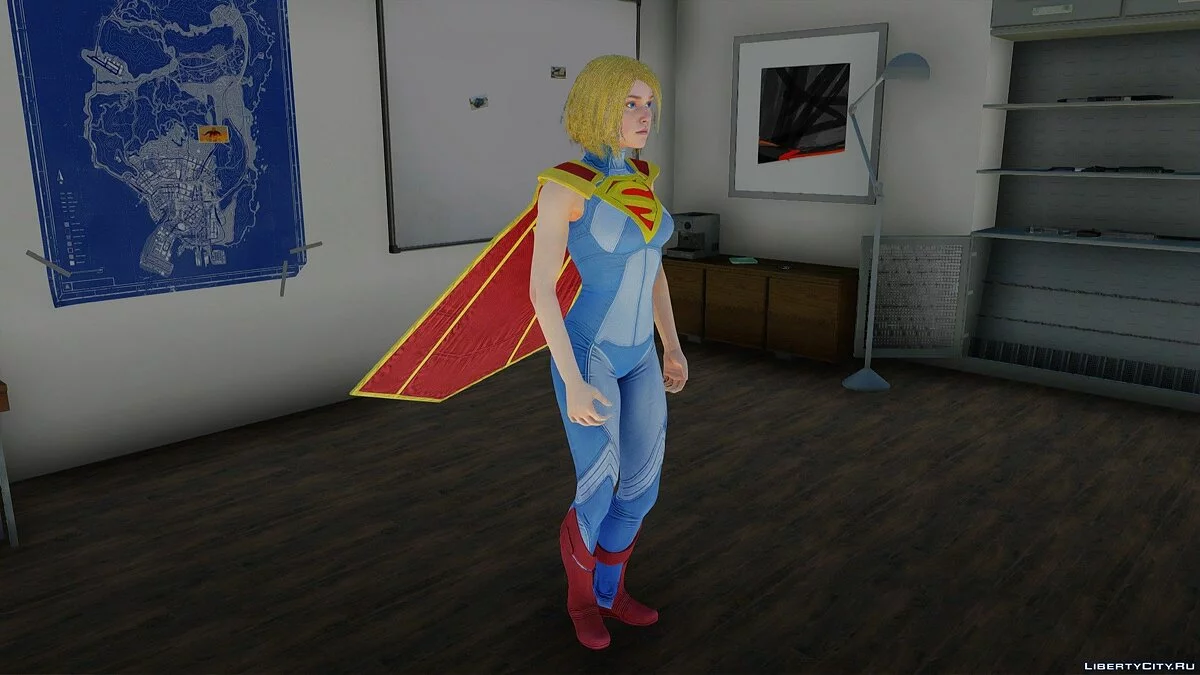 Супергёрл из Injustice 2 / GTA San Andreas