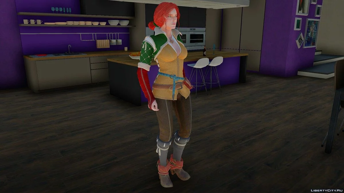 Трисс Меригольд из The Witcher 3 / GTA San Andreas