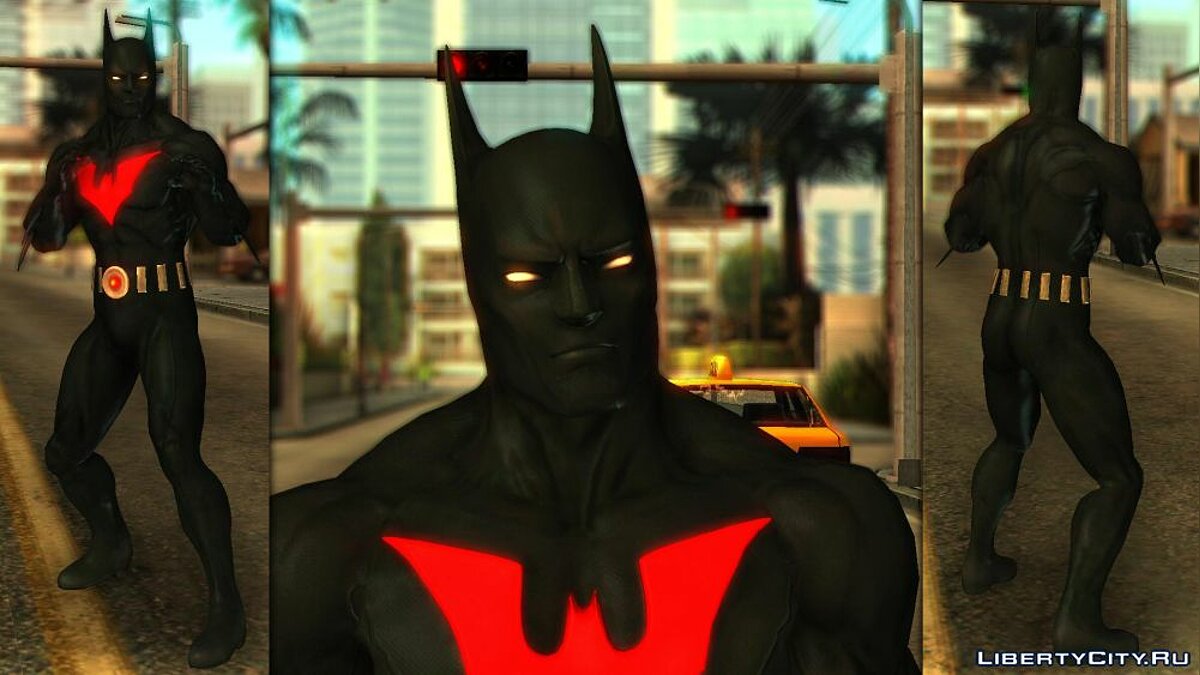 Замена batman beyond.dff в GTA San Andreas (2 файла)