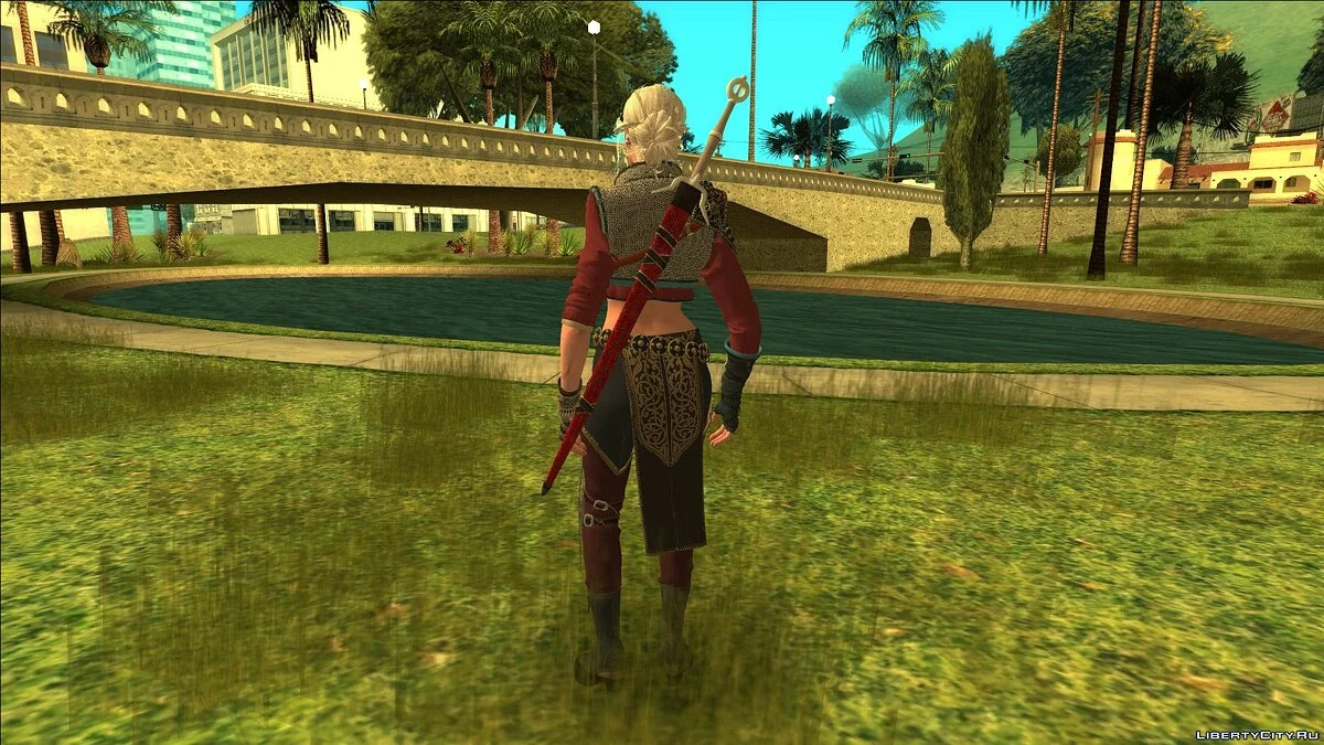 Цири из The Witcher 3 (2К текстуры) / GTA San Andreas