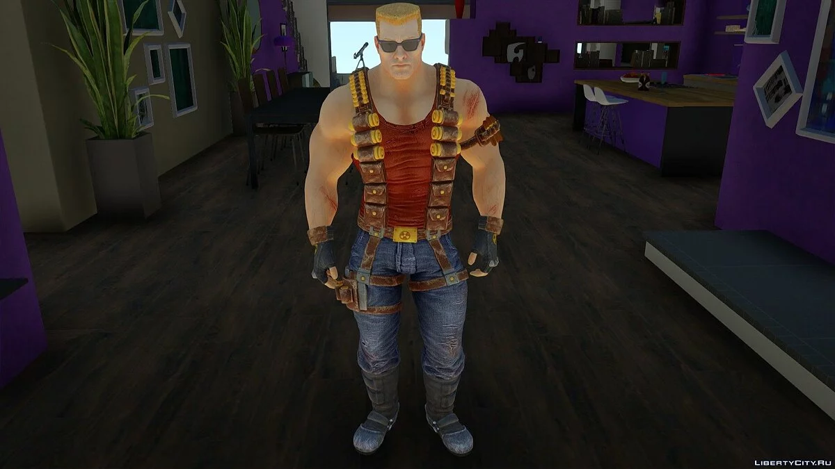 Дюк Нюкем из Bombshell / GTA San Andreas