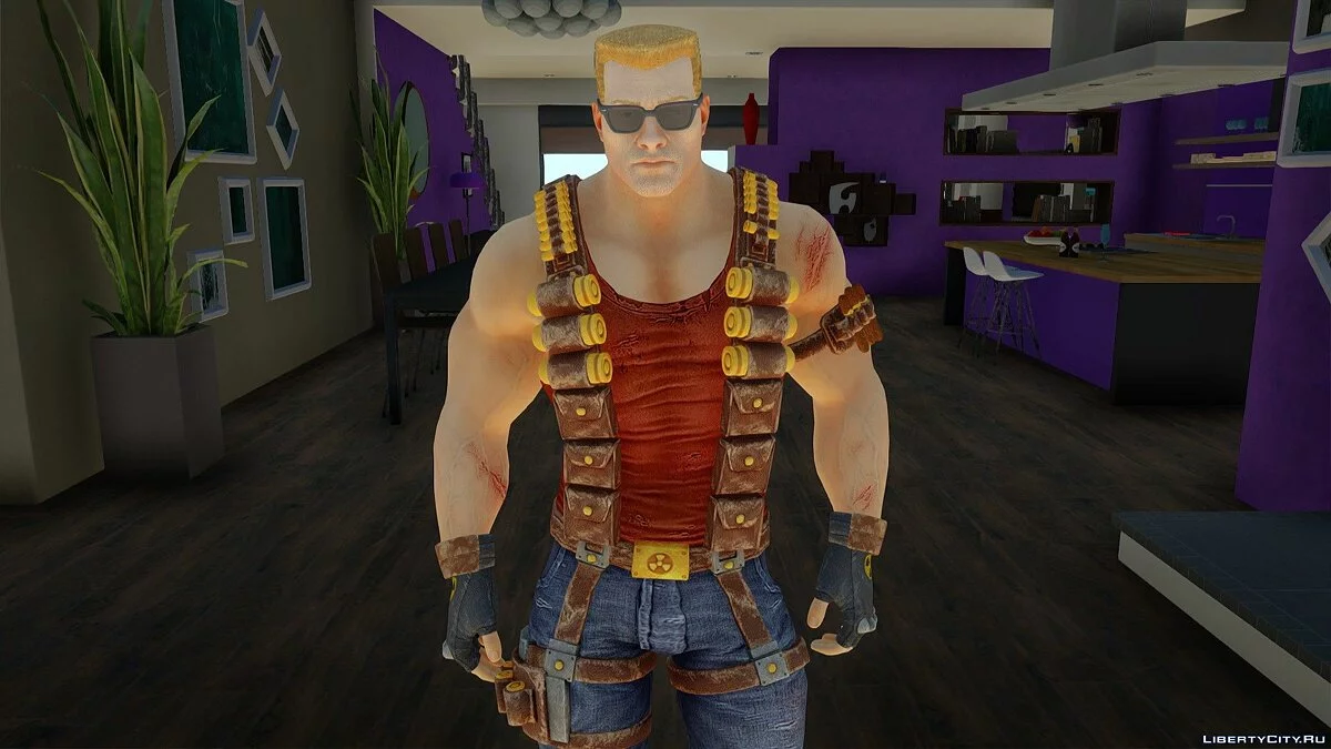 Дюк Нюкем из Bombshell / GTA San Andreas