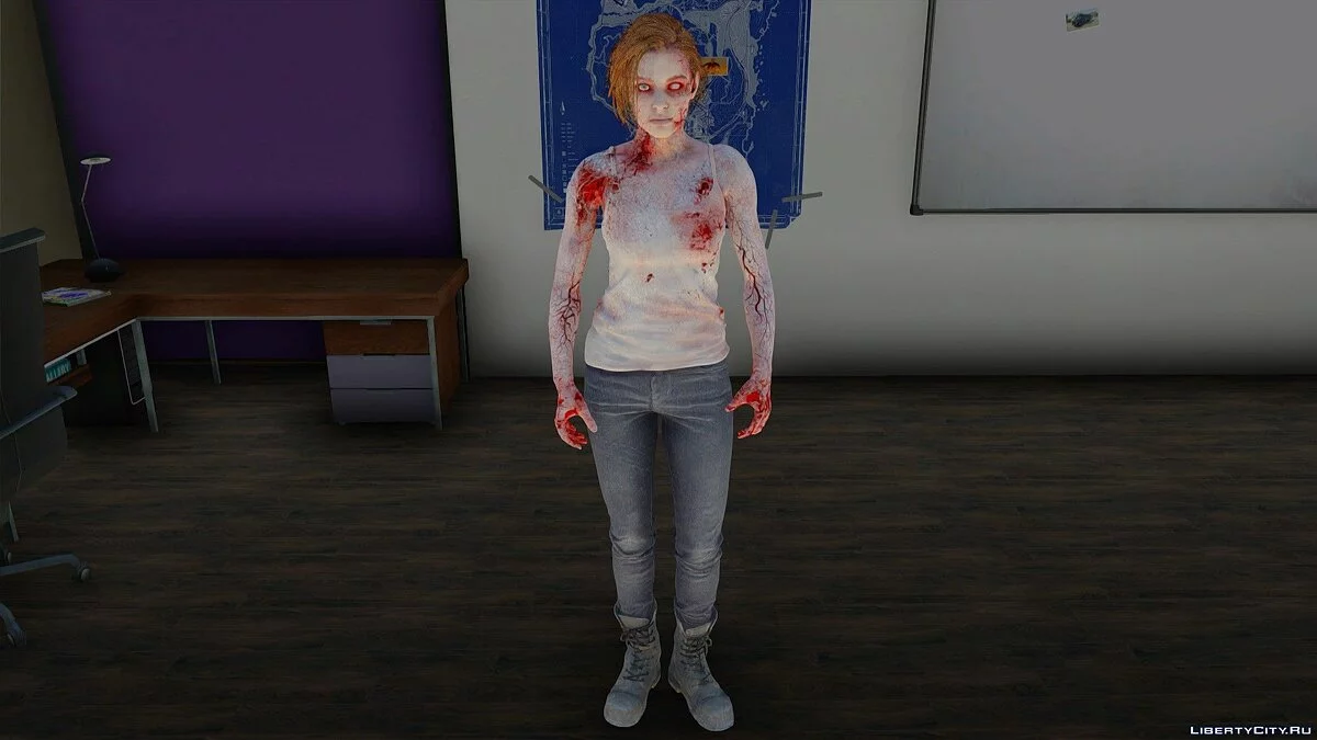 Джилл Валентайн из Resident Evil 3 Remake / GTA San Andreas