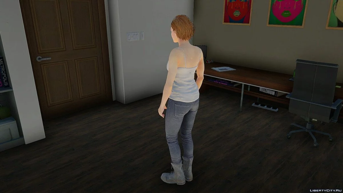 Джилл Валентайн из Resident Evil 3 Remake / GTA San Andreas