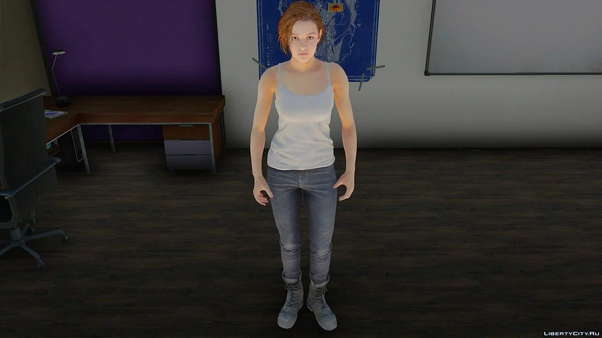 Джилл Валентайн из Resident Evil 3 Remake / GTA San Andreas