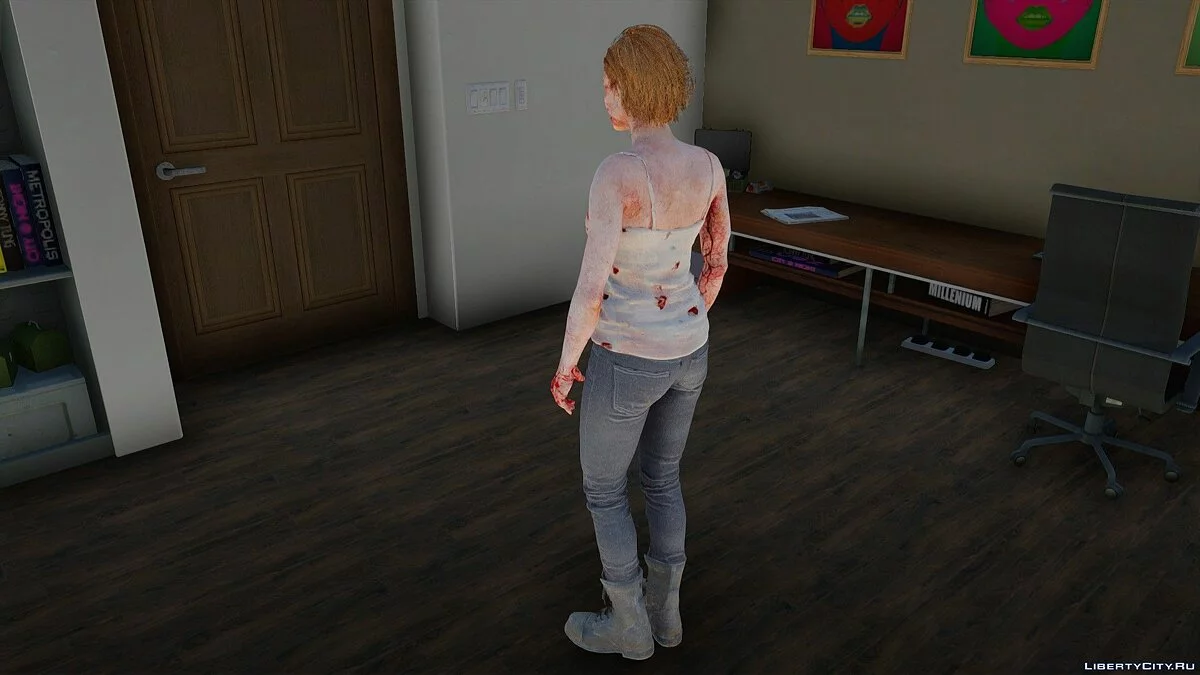 Джилл Валентайн из Resident Evil 3 Remake / GTA San Andreas