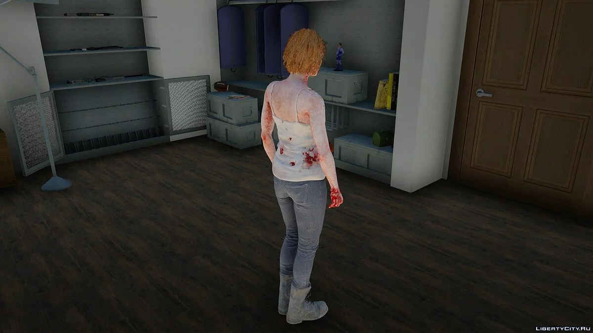 Джилл Валентайн из Resident Evil 3 Remake / GTA San Andreas