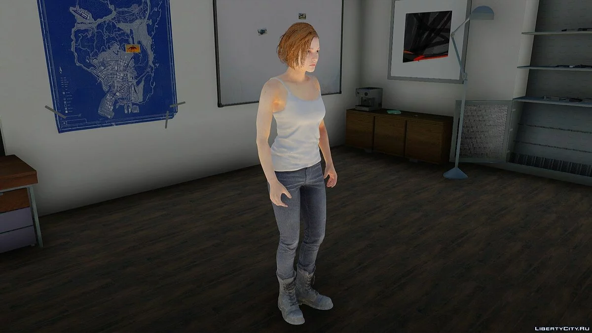 Джилл Валентайн из Resident Evil 3 Remake / GTA San Andreas