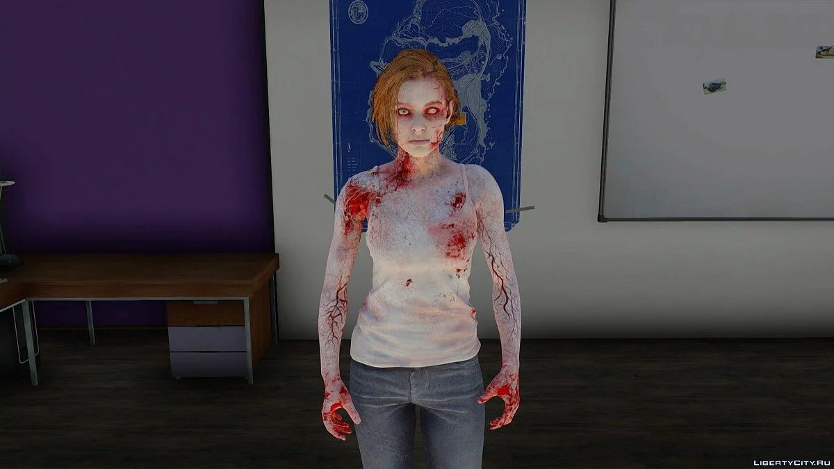 Джилл Валентайн из Resident Evil 3 Remake / GTA San Andreas