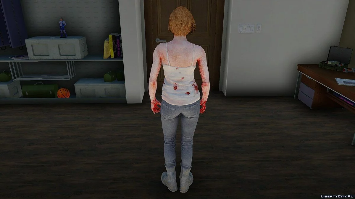 Джилл Валентайн из Resident Evil 3 Remake / GTA San Andreas