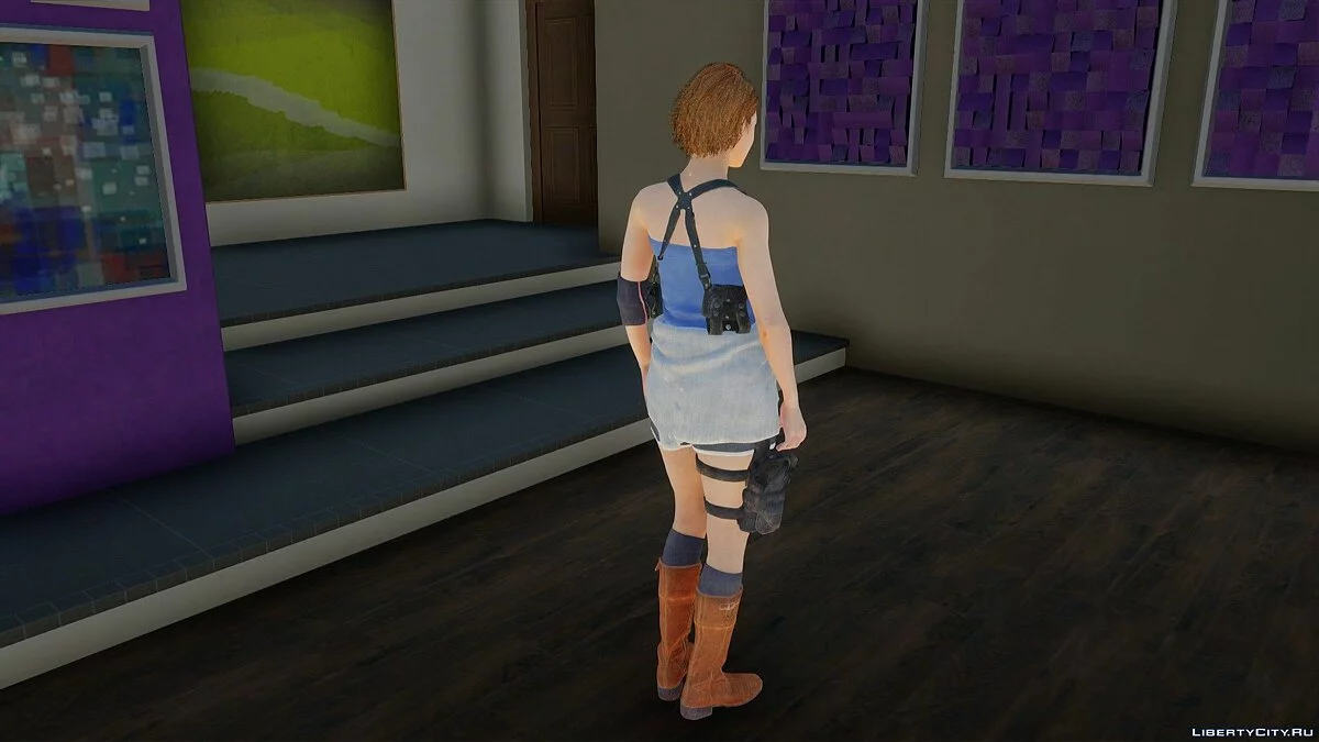 Джилл Валентайн из Resident Evil 3 Remake / GTA San Andreas