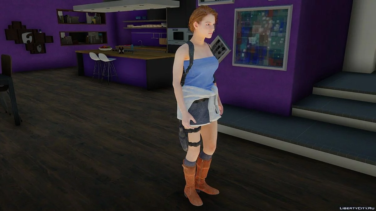 Джилл Валентайн из Resident Evil 3 Remake / GTA San Andreas