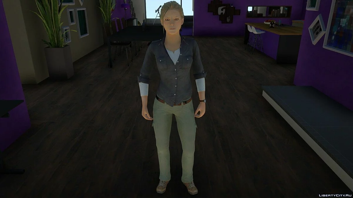 Елена Фишер из Uncharted 3: Drake’s Deception / GTA San Andreas