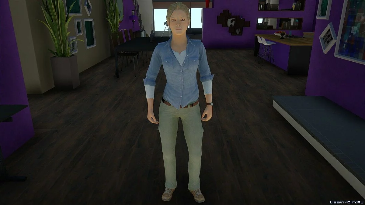 Елена Фишер из Uncharted 3: Drake’s Deception / GTA San Andreas