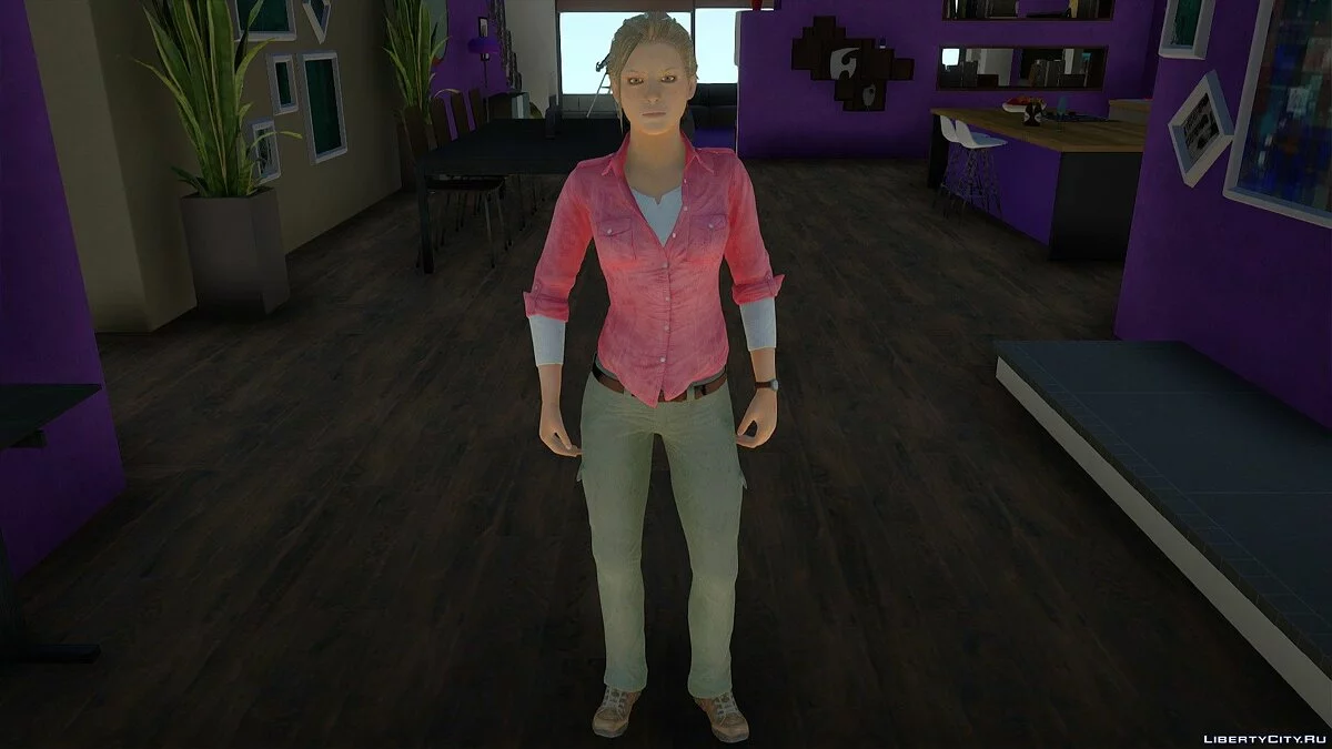 Елена Фишер из Uncharted 3: Drake’s Deception / GTA San Andreas