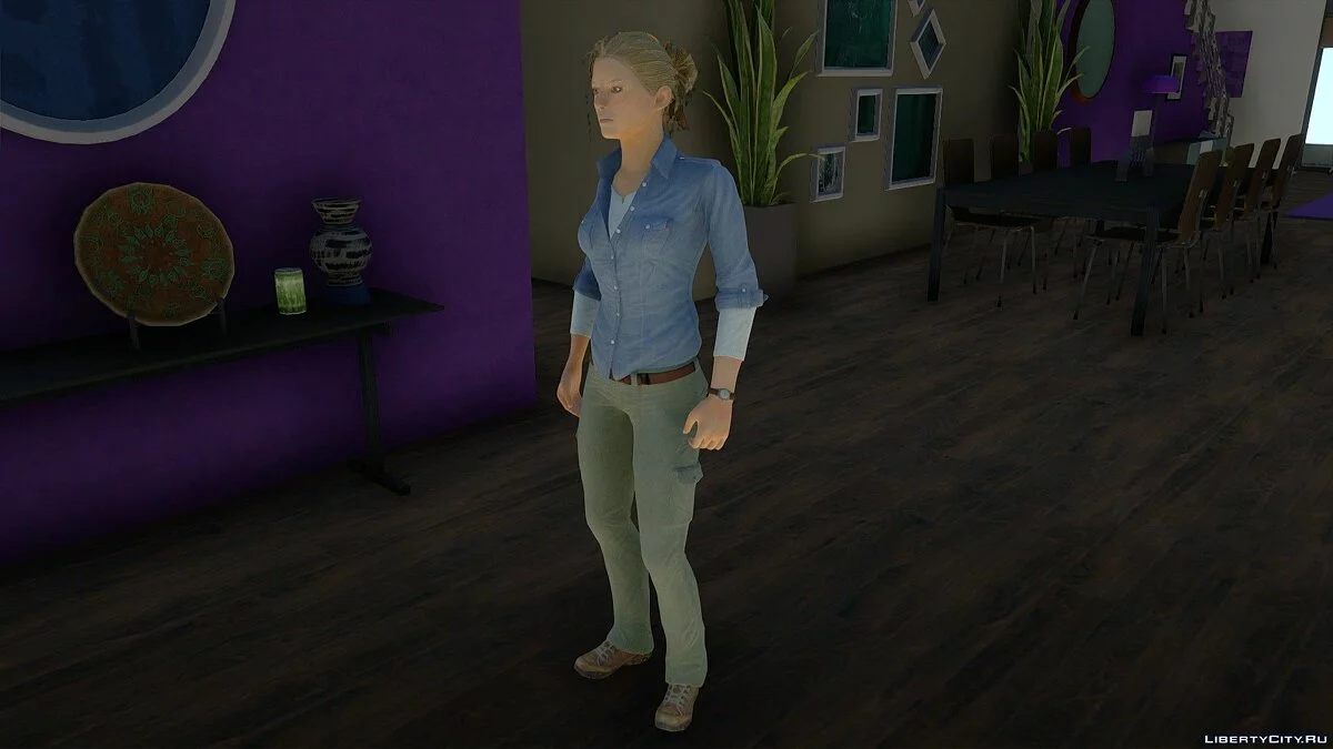 Елена Фишер из Uncharted 3: Drake’s Deception / GTA San Andreas