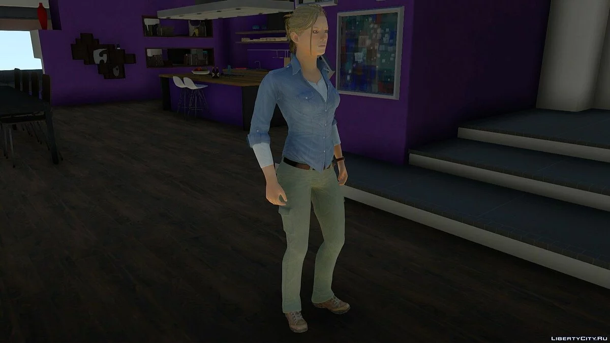 Елена Фишер из Uncharted 3: Drake’s Deception / GTA San Andreas