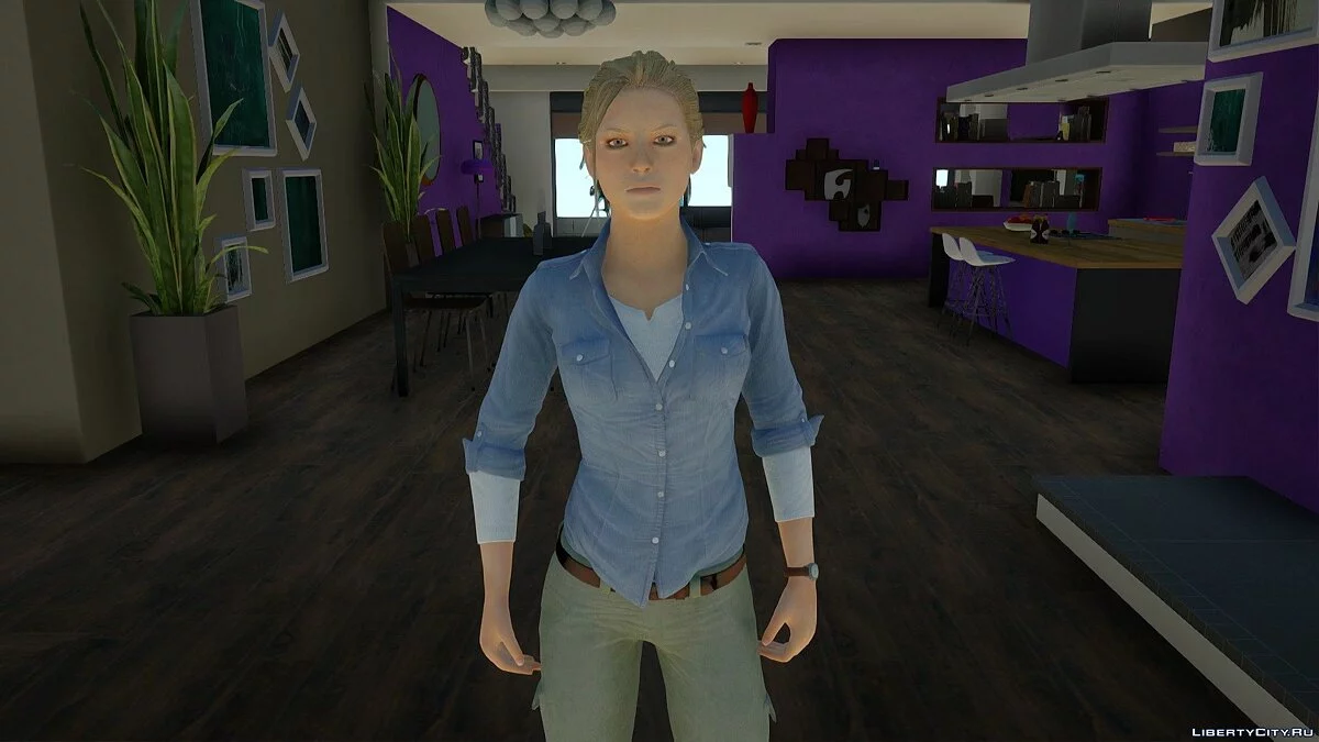 Елена Фишер из Uncharted 3: Drake’s Deception / GTA San Andreas