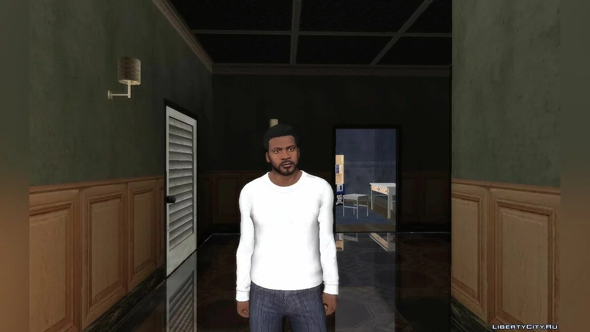 Фракнлин Клинтон в белом свитере  / GTA San Andreas