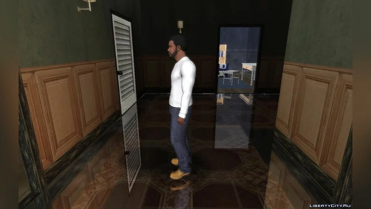 Фракнлин Клинтон в белом свитере  / GTA San Andreas
