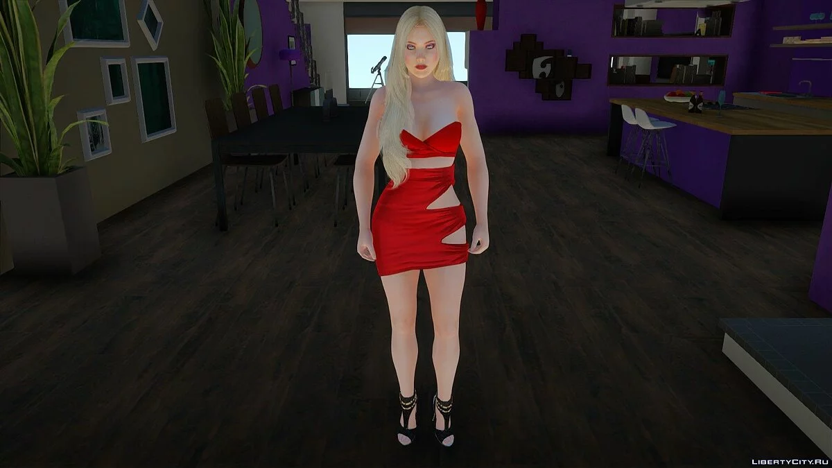 Хелена Дуглас в красном платье / GTA San Andreas